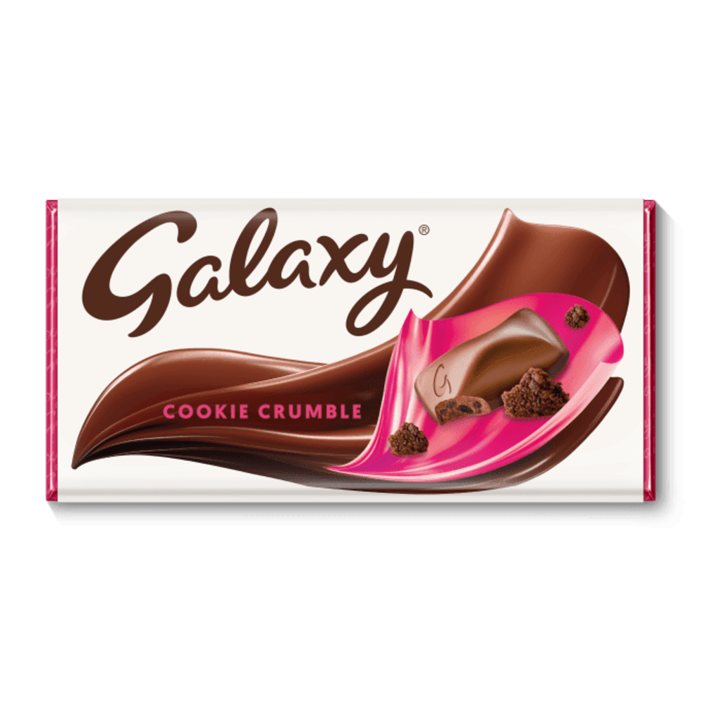 Galaxy Cookie Crumble Milk Chocolate Block Bar - Giftley