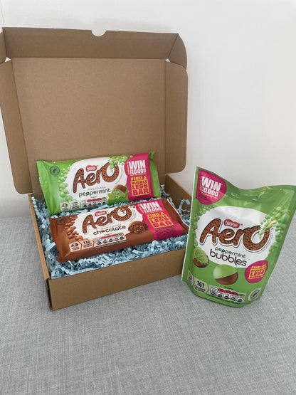 Aero Chocolate Gift Box: Assorted Milk & Mint Bubble Bars