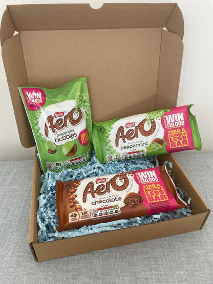 Aero Chocolate Gift Box: Assorted Milk & Mint Bubble Bars