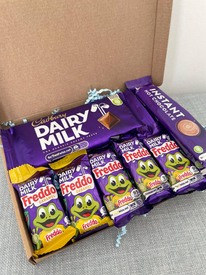 Dairy Milk Chocolate Letterbox Gift: Freddo & Hot Chocolate Box
