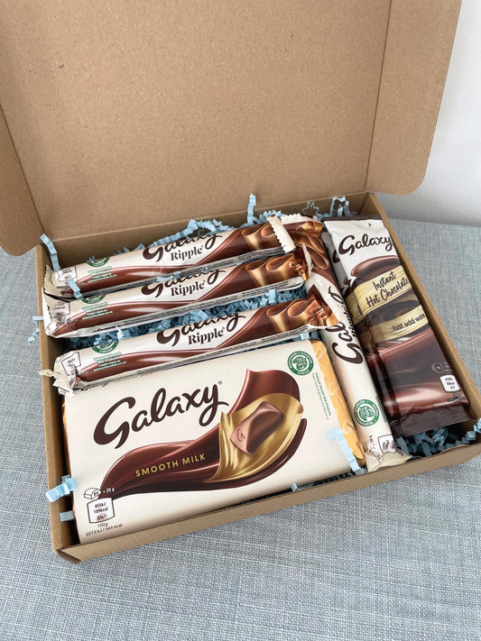 Galaxy Chocolate Gift Box: Ripple, Smooth Milk & Hot Chocolate