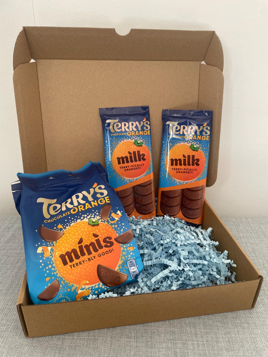 Terry's Chocolate Orange Gift Box | Chocolate Bars & Minis | Christmas Chocolate Gifts | Christmas Present | Birthday Chocolate Box | Treat