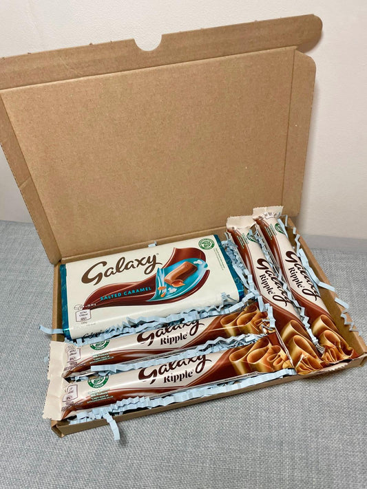Salted Galaxy Chocolate Gift Box: Letterbox Treat Box