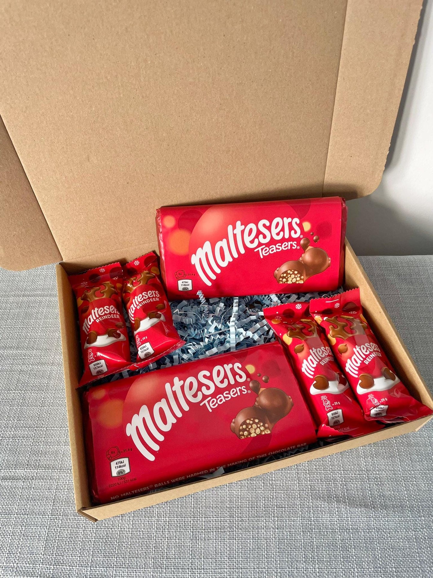 Maltesers Christmas Gift Box | Chocolate Reindeer & Teasers Bars | Festive Chocolate Treat | Christmas Hamper | Stocking Filler