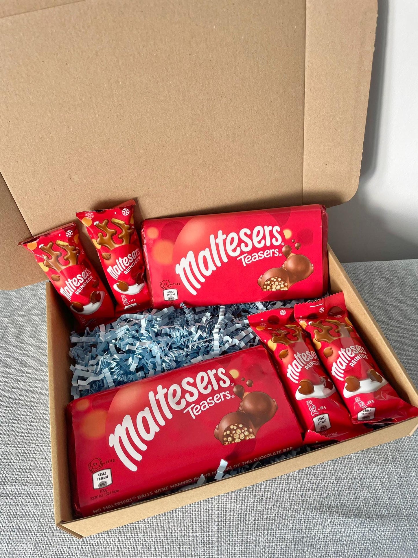 Maltesers Christmas Gift Box | Chocolate Reindeer & Teasers Bars | Festive Chocolate Treat | Christmas Hamper | Stocking Filler