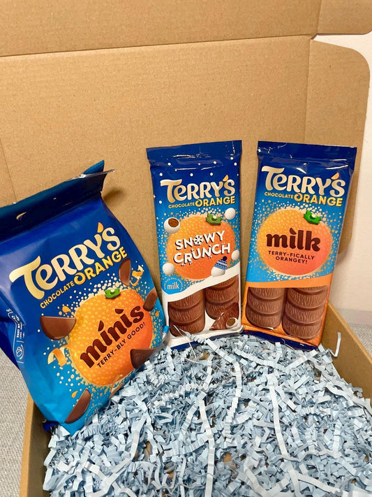 Terry’s Chocolate Orange Christmas Gift Box | Festive Chocolate Gift | Stocking Filler | Holiday Treat Box | Secret Santa Gift