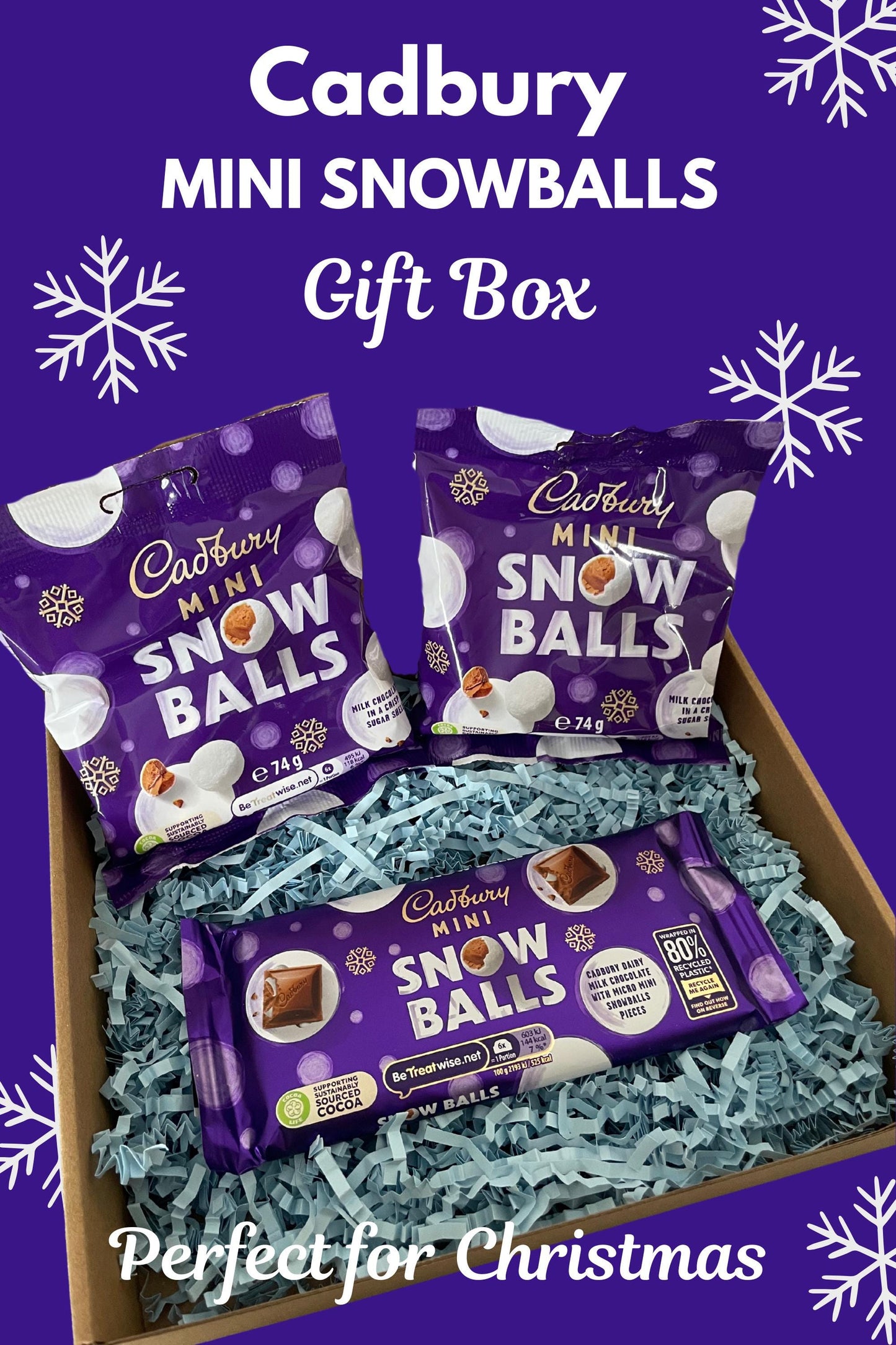 Cadbury Snow Balls & Chocolate Bar |  Christmas Chocolate Gifts | Christmas Presents | Cadbury Chocolate Gift Box | Birthday Chocolate Gifts