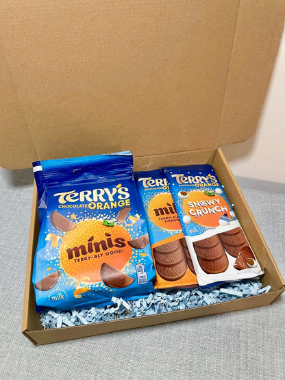Terry’s Chocolate Orange Christmas Gift Box | Festive Chocolate Gift | Stocking Filler | Holiday Treat Box | Secret Santa Gift