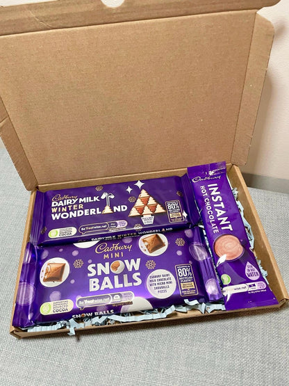 Cadbury Christmas Chocolate Duo Gift Box | Winter Wonderland & Snow Balls Bars | Festive Chocolate Gift | Secret Santa | Holiday Treat Box