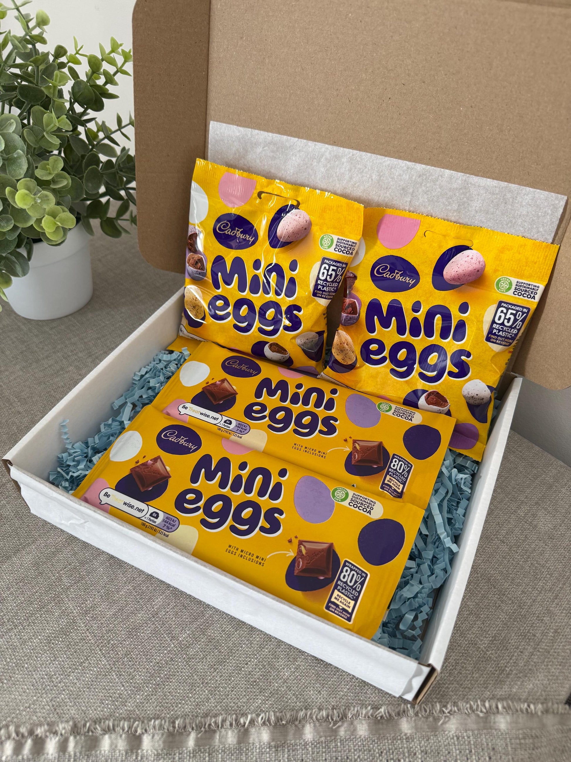Cadbury Mini Eggs Gift Box | UK Postal Chocolate with Personalised Card - Giftley