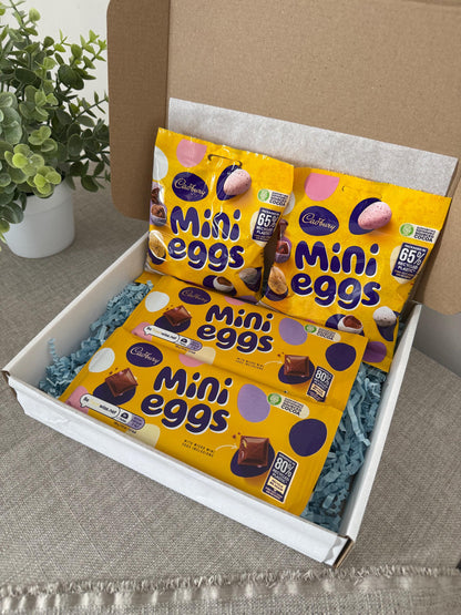 Cadbury Mini Eggs Gift Box | UK Postal Chocolate with Personalised Card - Giftley
