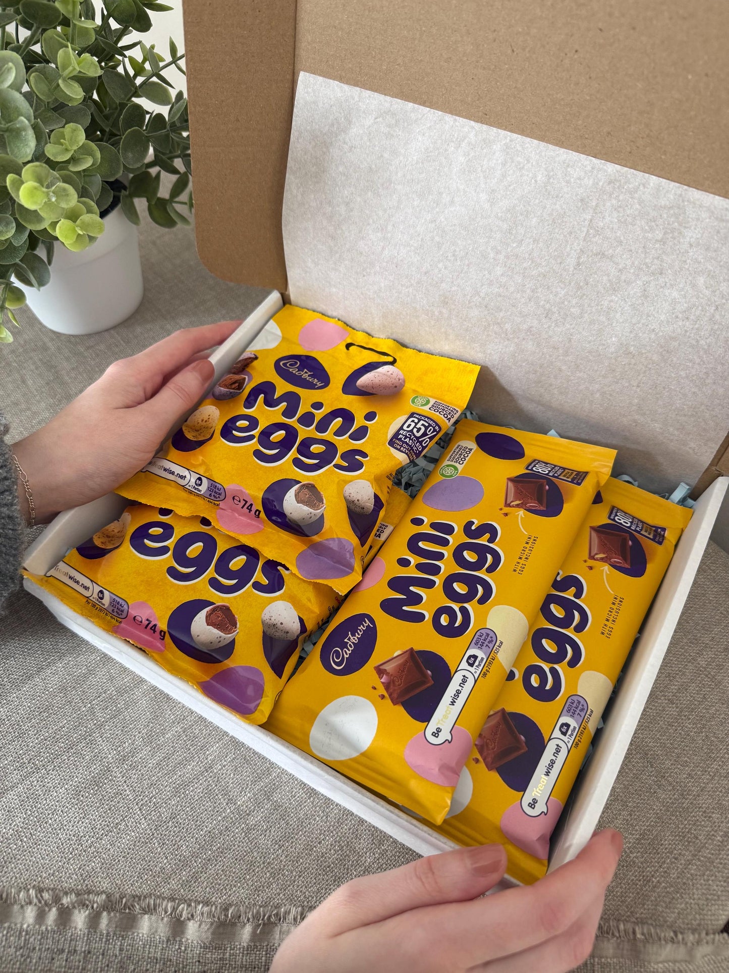 Cadbury Mini Eggs Gift Box | UK Postal Chocolate with Personalised Card - Giftley