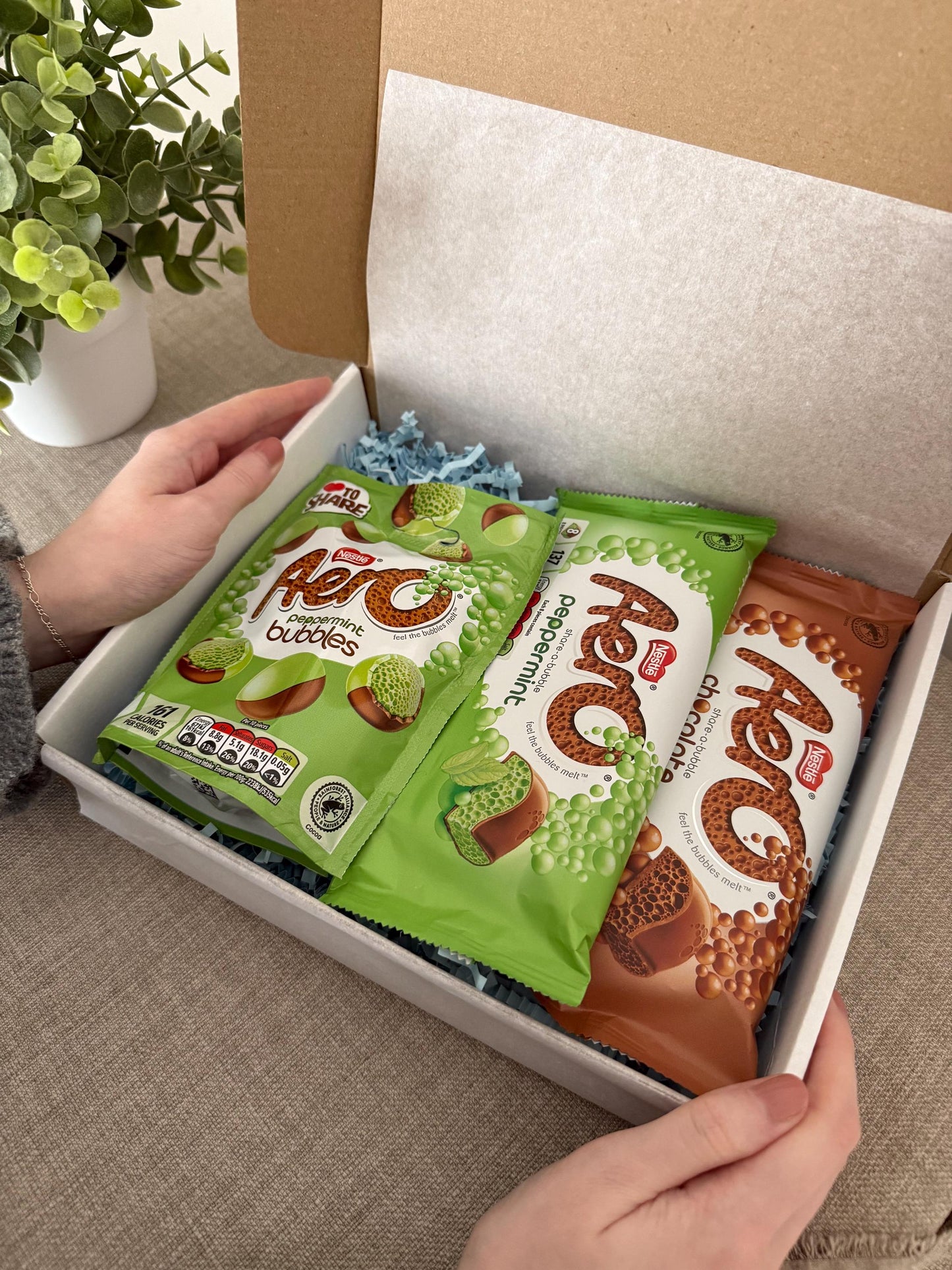Aero Chocolate Gift Box UK | Postal Chocolate Gift with Personalised Card | Birthday Thank You Gift - Giftley