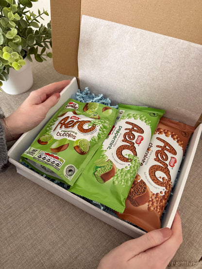 Aero Chocolate Gift Box UK | Postal Chocolate Gift with Personalised Card | Birthday Thank You Gift - Giftley